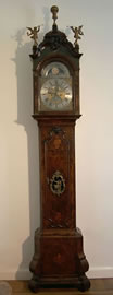 antieke klokken | amsterdams staand horloge
