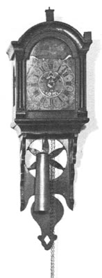 Antieke klokken| antiek Fries staartschippertje