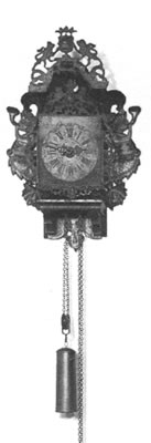 Antieke klokken| antiek Fries stoelschippertje